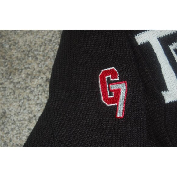 Rare Vintage 1990s Chicago Bulls Game 7 Knit Sweater Men's XL Made in USA - Picture 3 of 7